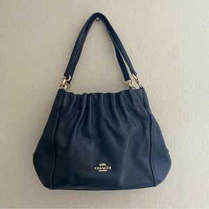 COACH Maya Leather Shoulder Bag